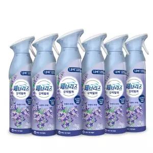 페브리즈 에어 공기 탈취제 강력 탈취 라벤더부케 165g 6개 GST