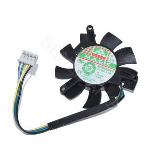 매직 그래픽 카드 쿨러 MGT5012XB-W10 DC12V 0.19A 4 라인 냉각 선풍기