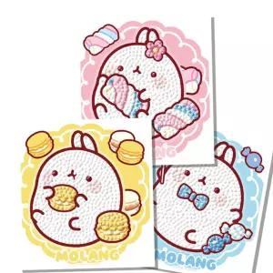 몰랑이 마카롱 (3종) (스티커) 보석십자수