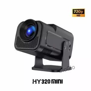 미니 휴대용 새로 네이티브 HY320 720P Android11 4K 300ANSI Wifi6 BT5.0 시네마 야외 회전식