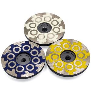 4인치 100mm 다이아몬드 보울 그라인더 스톤 디스크 콘크리트 대리석 연마 패드 앵글 휠 블록