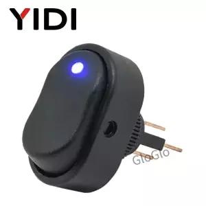 YIDI ASW-20D 자동차 보트 자동 로커 스위치 ON OFF 도트 LED 조명 레드 그린 블루 옐로우 30A 12V