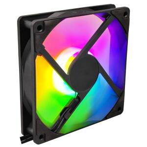 MANMU  케이스 PC 팬 120mm 컴퓨터 레인보우 RGB 쿨링 게임용