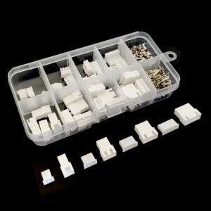 180pcs XH 플러그 남성  여성 JST 공중 도킹 XH2.54 2p 3p 4p 5핀 2.54mm 전선 연결 배터리 충전 DIY