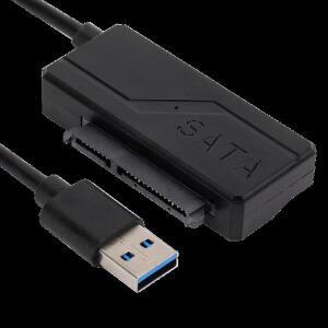 USB 3.0 어댑터 케이블 USB- 3 지원 22핀 2.5 3.5인치 외장형 HDD SSD 하드 디스크 컴퓨터 커넥터 적합