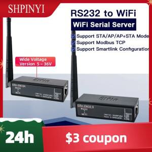 모드버스 TPC IP 기능 무선 네트워킹 장치 RJ45 RS232-WIFI 시리얼 서버 가장 작은 Elfin-EW10A-0