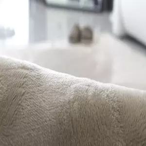 슈마켓 앙고라 극세사 베이지 카페트 러그100X150