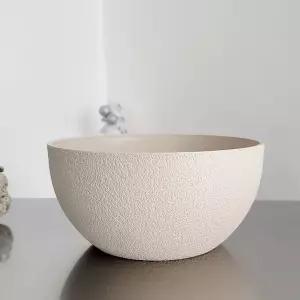 고강도 플라스틱 분재 화분 QS2 대 25x12cm 아이보리 식물 인테리어 소품 정원 꾸미기