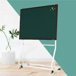 S 이동식 물칠판 붙이는자석칠판 워터초크 60x90 월넛