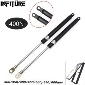 2pcs 400N 300-600mm 자동차 가스 스트럿츠 보닛 후드 트렁크 테일 게이트 충격 리프트 지원 바 스프링 침