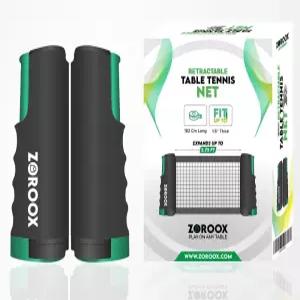 ZOROOX 탁구 네트 휴대용 수납형 어떤 탁구대에도 쉽게 설치할 수 있는 내구성이 뛰어납니다