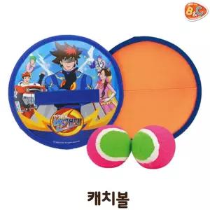 비앤씨 번개맨 캣치볼 캣치볼 공놀이/던지기/받기/캐치/유아용/어린이용/캐치볼/소프트볼/흡착볼/찍찍이/찍
