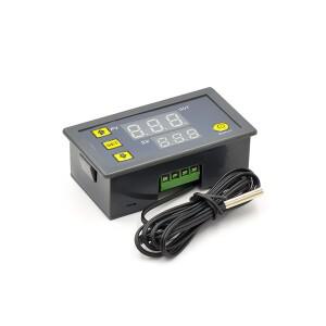 W3230 DC 12V 24V 110V 220V AC 디지털 온도 제어기 LED 디스플레이 조절기 보온 냉각 스위치 NTC 센서 탑