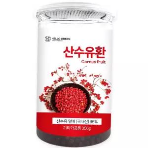 국산 헬로우그린 구례 산수유환 350g(통)
