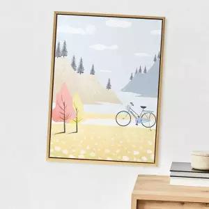 풍경C 그림 30x40cm 캔버스 일러스트 액자 인테리어