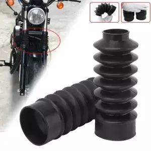 39mm 오토바이 고무 전면 롱 포크 부츠 게이터는 Harley Dyna FXD Sportster XL883 용 보호 커버