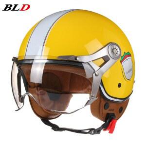 레트로 3/4 오픈 페이스 헬멧 빈티지 제트 안전 라이딩 Casque Moto Sun Glasses 카페 레이서 헬멧 도트 승인 Cascos Para Moto