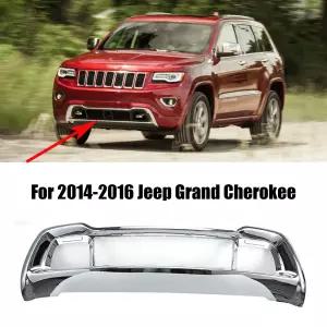 Jeep Grand Cherokee 2014 2015 2016 크롬 그릴 프레임 용 앞 범퍼 하부 그릴 트림 스트립 68143105 AC 프