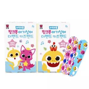 핑크퐁 더밴드 키즈밴드-표준형 20EA 솜류 반창고