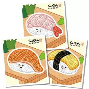 스시 프렌즈 3종 스티커 보석십자수 비즈십자수 페인팅