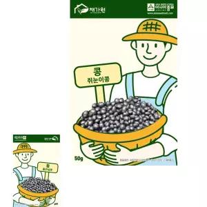 빙투 웰빙 까만콩 쥐눈이콩 씨앗 종자 종묘 씨