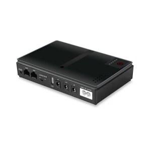 미니 UPS 라우터 무정전 전원 공급 장치 DC1018p 10400mAh 리튬 이온 백업 배터리