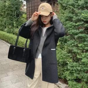 [모어렌] [MADE] 레노드 핸드메이드 싱글 하프 코트 [tct0132]
