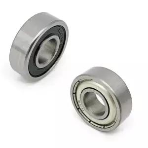 DALUO 베어링 R4 R4ZZ R4Z R4RS 1/4x 5/8x0.196 인치 6.35X15.875X4.978 볼 단일 행 깊은 그루브