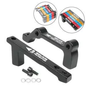 MTB 자전거 디스크 브레이크 로터 전방 후방 180mm 203mm ISPM 켈리퍼 어댑터 알루미늄 합금 포스트 마운트