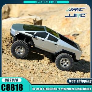 JJRC C8818 시뮬레이션 사이버트럭 픽업 합금 오프로드 자동차 무선 조종 남자아이 장난감 크리스마스