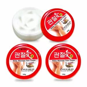 웰빙헬스 바르는 관절애 100g 마사지크림 3개
