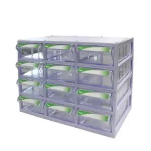 IKWFJ1UBO 다용도 344X270mm 소품 터미널 너트 장 서랍 보관 플라스틱 수납 볼트 부품 자재 나사 함 박스