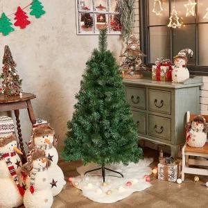 IKWFFUN9I Jdt 120cm 뉴리얼 중형 소 잎 혼합 트리 츄리 크리스마스 파인 솔