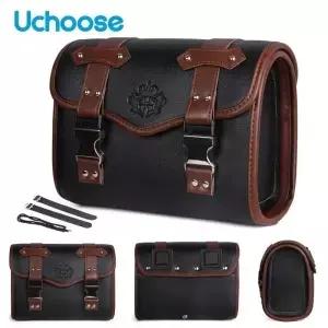 ADNOH Rebel 250 500 오토바이 도구 가방 1100 300 W400 W650 XL883L SR400 새들백 레트로 PU 사이드 백