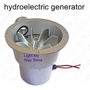 12V 야외 휴대용 수력 터빈 고효율 브러시리스 bldc DC 마이크로 발전기 소형