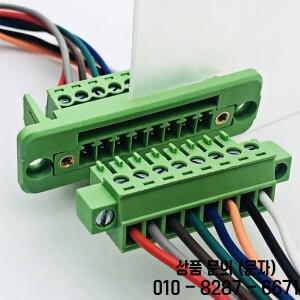 플러그 가능한 터미널  커넥터 15EDGWC 피치 3.81mm 2P 1 세트