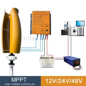 MPPT 풍력 컨트롤러 3000W 10000W 12v/24v 자동 매칭 48V 10A 40A 터빈 발전기 충전