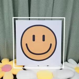 70x70cm 귀여운 액자 캔버스 스마일