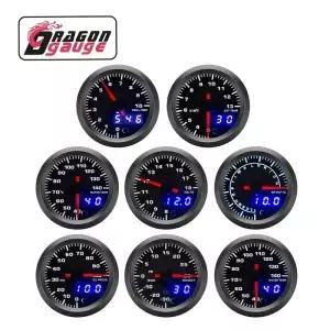 DRAGON 52mm 타코미터 PRM 부스트 게이지 전압 EGT 수온 온도 압력 자동차 12V 적합