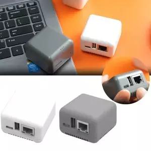 NP330 미니 프린터 서버 USB 2.0 네트워크 프린트 연결 간편 인쇄 네트워크/WIFI 버전 액세서리