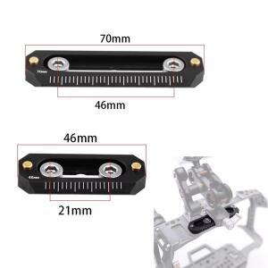 미니 NATO 레일 카메라 안티오프 퀵 릴리스 두께 6mm 길이 48 78mm FX3/FX30 핸들 케이지
