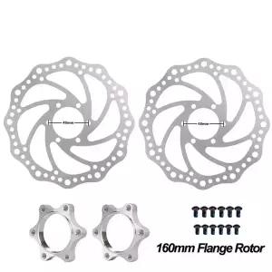자전거 프리휠 나사식 허브 디스크 브레이크 로터 160mm 6볼트 플랜지 어댑터 48mm 자전거 허브 디스크 브