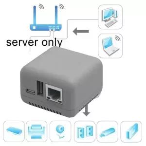 미니 NP330 네트워크 USB 2.0 인쇄 서버 네트워크/WIFI/WIFI 클라우드 버전 액세서리 New 2025