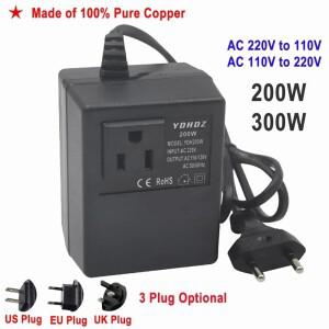 전압 변환기 스텝 다운 여행용 어댑터 EU UK 플러그 인버트 220V-110V