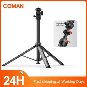 COMAN MT68 원클릭 팝업 퀵 릴리즈 라이트 스탠드 사진 촬영용 DSLR 카메라 삼각대 7단 연장 2.12M 알루미