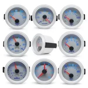 드래곤 게이지 LED 자동차 부스트 수온 온도 압력 타코미터 볼트 진공 계량기 2 인치 52mm