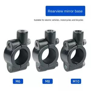 오토바이 미러 마운트 거치대 백미러 브래킷 클램프 오토바이 액세서리 10mm 8mm 6mm M6 M8 M10 1 PC