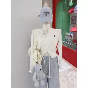 매장정품 WHO.A.U 후아유 Steve High Gauge Cable Cardigan WHCKG2521F WHCKG2521F08 1986050