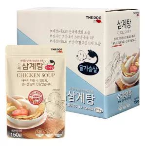 더독 수제 삼계탕 150g x 10 강아지특식 보양식 노견간식 간식