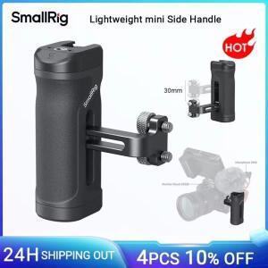 SmallRig 미니 사이드 핸들, 1/4 인치-20 나사 구멍, 경량 휴대용 카메라 케이지 그립, DSLR, 콜드 슈 4755